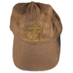 Marine Corps 250th Anniversary Hat, Military Pride Patriotic Embroidery Cap